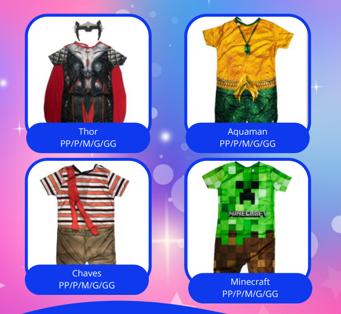 Catálogo de fantasias infantis